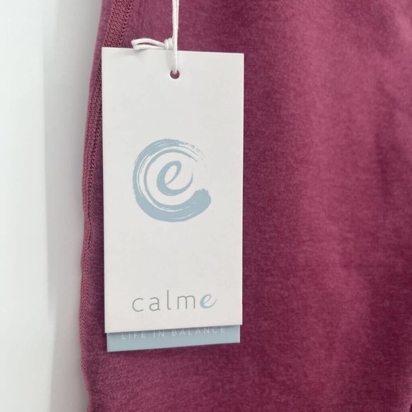 Calme by Johnny Was Ease‎ Legging Dusty Berry Space Dye High Rise S New - Picture 5 of 7